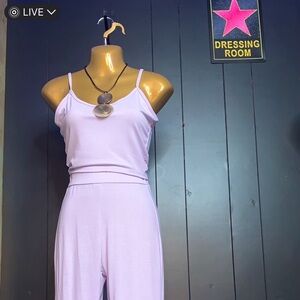 Gray Jumpsuit with Stretchy Knit Fabric for Casual Comfort